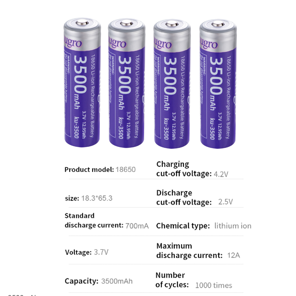 Batterie rechargeable Li-ion K - Vape Battery 18650 avis et prix