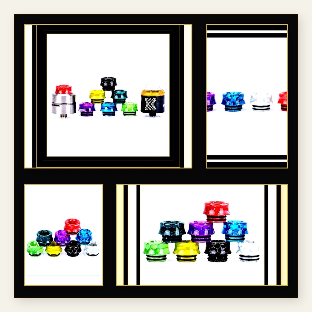 Ensemble de embouts Wolfcool 8 - Drip Tip Resin avis et prix